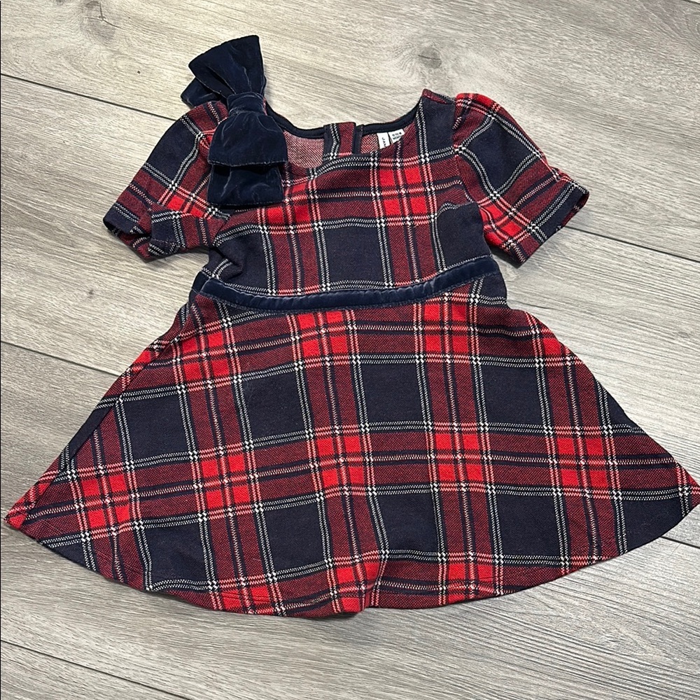 Janie and Jack tartan dress